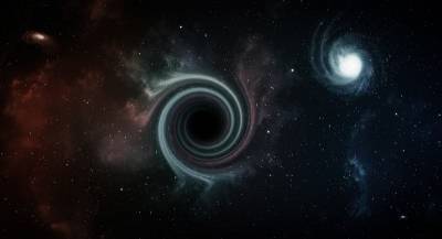 В NASA показали эффектный видеоролик взаимодействия двух черных дыр и мира