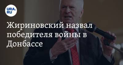 Жириновский назвал победителя войны в Донбассе
