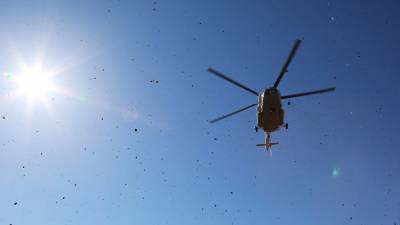 На Кубани упал вертолет: пилот погиб