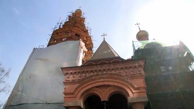 В Москве восстанавливают храм при бывшем приюте Бахрушиных