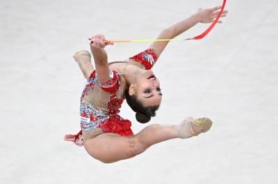 Гимнастка Дина Аверина выиграла многоборье этапа Кубка мира в Ташкенте