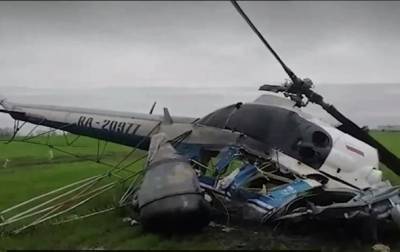 В России потерпел крушение вретолет, пилот погиб