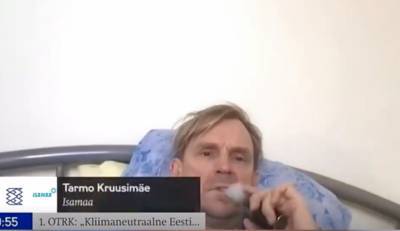Хенн Пыллуаас - Эстонский депутат поучаствовал в заседании лежа на кровати под музыку - news.bigmir.net - Эстония - Парламент