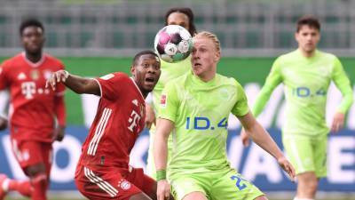«Бавария» одержала победу над «Вольфсбургом» в матче Бундеслиги