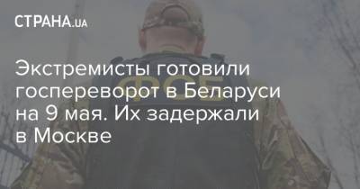 Экстремисты готовили госпереворот в Беларуси на 9 мая. Их задержали в Москве
