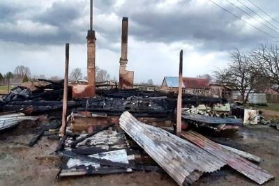 В Смоленской области сгорел жилой дом