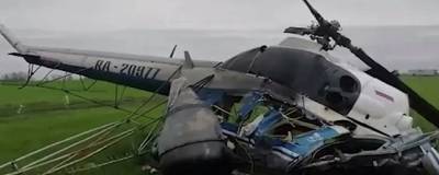 На Кубани при крушении вертолёта Ми-2 погиб пилот