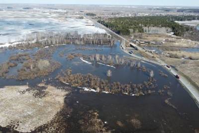 Дорогу из Кузбасса в Томск перекрыли из-за подтопления