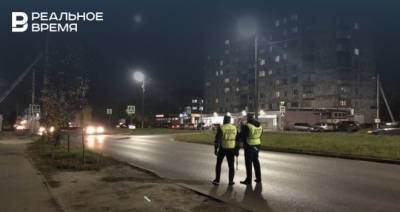 В Казани на видео попала погоня пяти патрульных машин ГИБДД за грузовой «Газелью»
