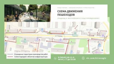 В Глазове с 19 апреля на реконструкцию перекроют улицу Кирова
