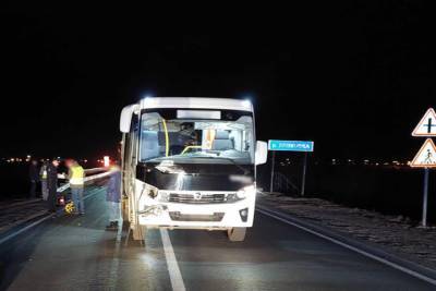 На левом берегу Архангельска автобус насмерть сбил пешехода