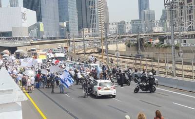 Самосожжение Ицика Саджиана: военные инвалиды перекрыли центр Тель-Авива