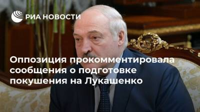 Оппозиция прокомментировала сообщения о подготовке покушения на Лукашенко