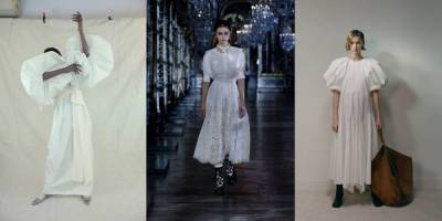 Белое хлопковое платье – самый романтичный тренд сезона