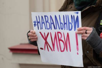 «Навальный — живи»: в Томске прошли одиночные пикеты в поддержку оппозиционера
