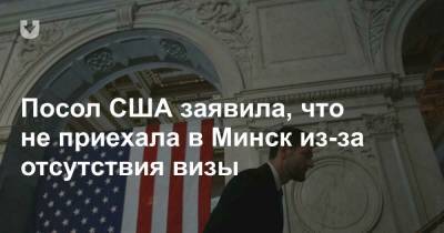 Джули Фишер - Посол США заявила, что не приехала в Минск из-за отсутствия визы - news.tut.by - Минск - Визы