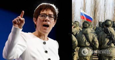 Министр обороны Германии назвала Россию реальной угрозой для Европы