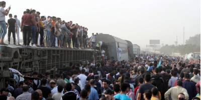 В Египте сошел с рельсов поезд, пострадали по меньшей мере 97 человек