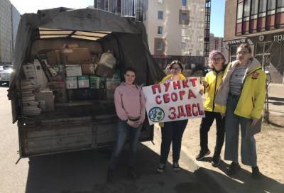 Волонтеры собрали более 600 килограмм макулатуры в Янино и Кудрово