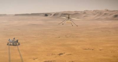 NASA запланировало первый полет марсианского вертолета на 19 апреля (фото)