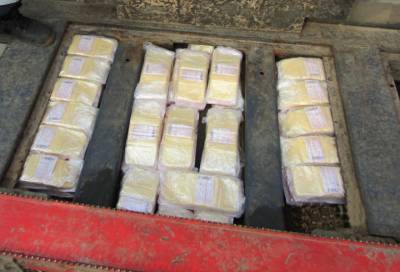 Водитель пытался спрятать больше 20 кг сыра от Кингисеппской таможни