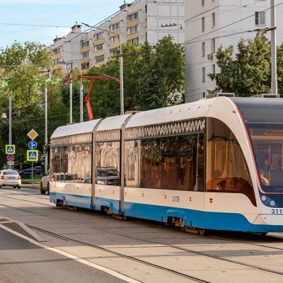 Движение пяти трамваев восстановят в Москве с 19 апреля