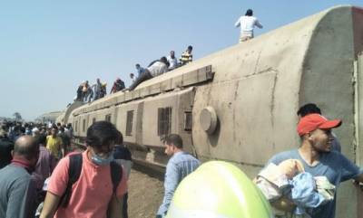 11 человек погибли в железнодорожной катастрофе в Египте