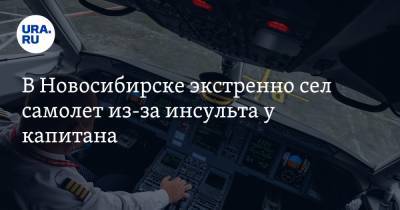 В Новосибирске экстренно сел самолет из-за инсульта у капитана