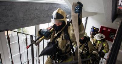 При пожаре на Кошевого в Калининграде эвакуировали шесть человек