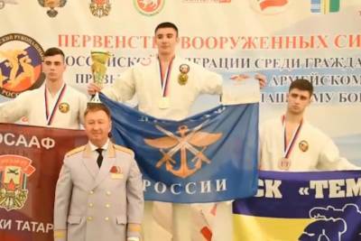 Сборная РТ стала третьей в первенстве РФ по армейскому рукопашному бою