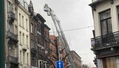 В предместье Брюсселя из-за пожара более 20 человек попали в больницу