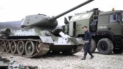 В Новороссийске ко Дню Победы поставят на ход Т-34-85