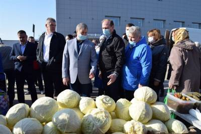 На сельскохозяйственной ярмарке в Засвияжье реализовали продукции на 12,4 миллиона рублей