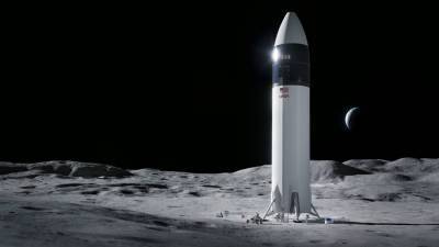 Астронавтов на Луну высадит космический корабль Илона Маска