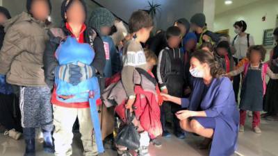 Из Сирии вернулись 44 российских ребенка