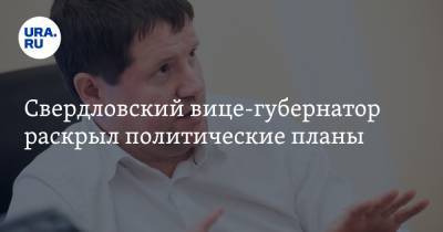 Свердловский вице-губернатор раскрыл политические планы