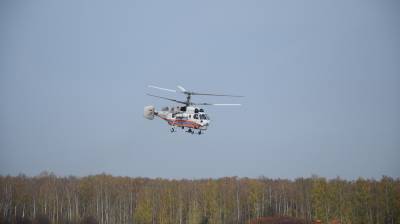 Дежуривший над полыхавшей Воронежской областью вертолёт вернулся в Москву
