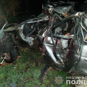 В Запорожской области погиб водитель ВАЗа, который пытался скрыться от полиции. Фото