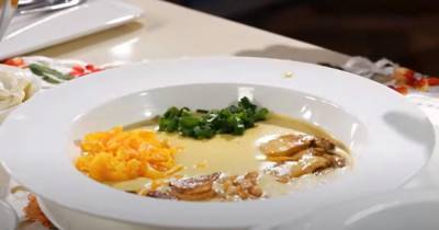 Суп-пюре с хрустящими шкварками: рецепт от Сталика Ханкишиева