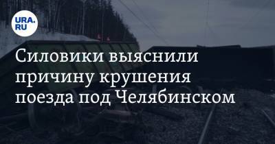 Силовики выяснили причину крушения поезда под Челябинском