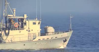 Украина и Румыния провели военные учения в Черном море: видео