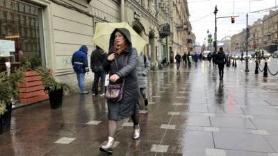 Петербург ожидают дожди к середине рабочей недели