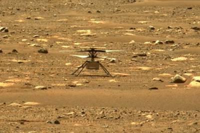Беспилотный вертолет NASA Ingenuity совершил первый полет на Марсе