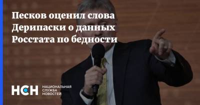 Песков оценил слова Дерипаски о данных Росстата по бедности