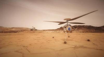 Вертолет NASA совершил первый полет над поверхностью Марса - видео