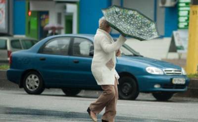 Ряд областей Украины завтра окажутся во власти штормового ветра и ливневых дождей