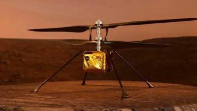NASA впервые успешно запустило вертолет на Марсе