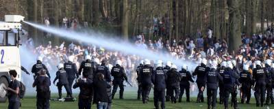 Около 100 человек задержали в ходе беспорядков в Брюсселе