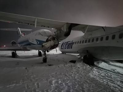 В аэропорту Сургута столкнулись два самолета. СК начал проверку