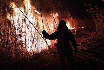 В Харькове на предприятии произошел пожар, погиб человек